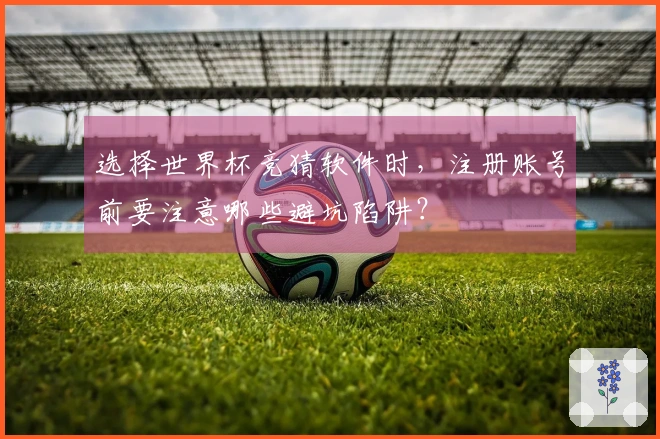 选择世界杯竞猜软件时，注册账号前要注意哪些避坑陷阱？